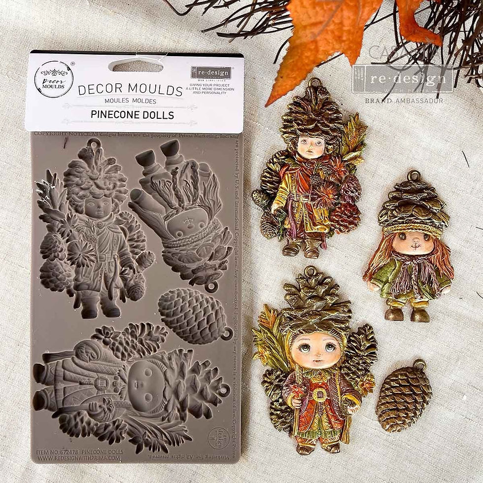 Thumbnail: Pinecone Dolls | Decor Mould | Redesign with Prima