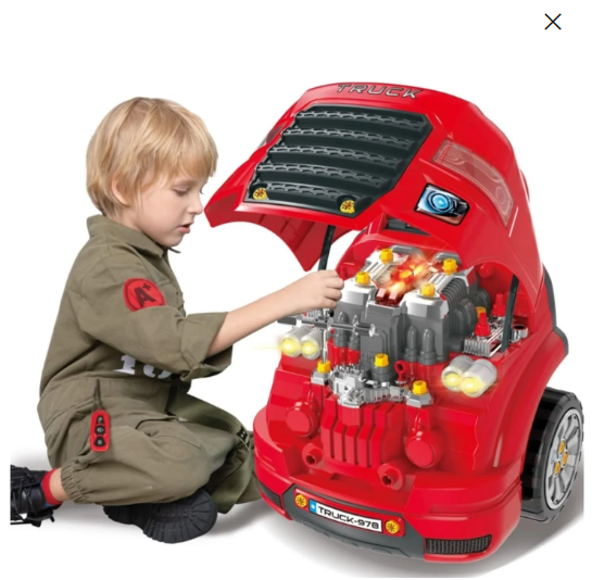 Kids Mechanic Toy With Engine Parts