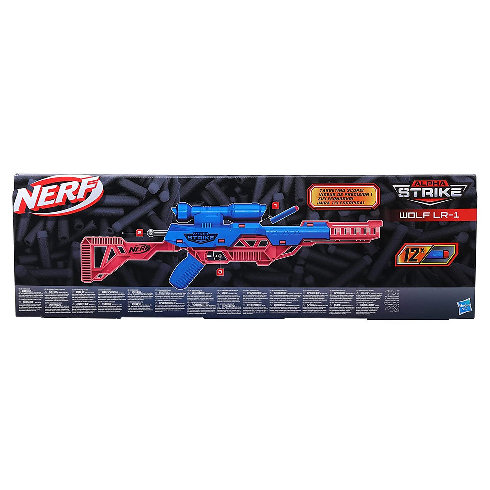 nerf gun Alpha-strike sniper rifle (Bullets Included)
