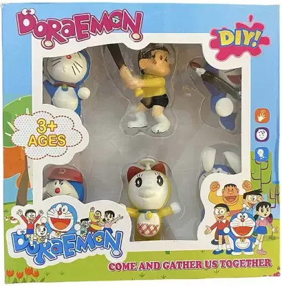 Doraemon And Friends Toy Set Six Piece Pack