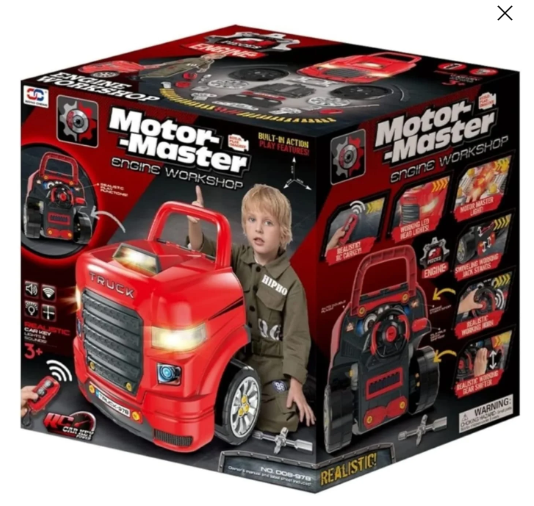 Motor Mechanic Engine Repair Toy 10-Piece Workshop Set