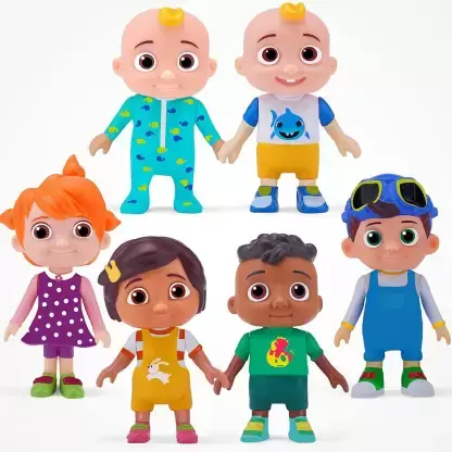 Cocomelon JJ TomTom YoYo Cody And Nina Toy Figures