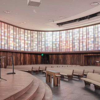 Side view of main sanctuary