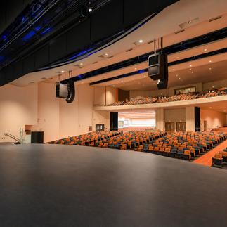 Stage view to auditorium from upstage wing