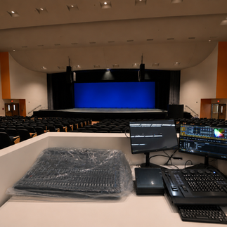 Orchestra levelv view from lighting programming position