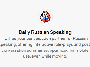 Russian role-play GPT