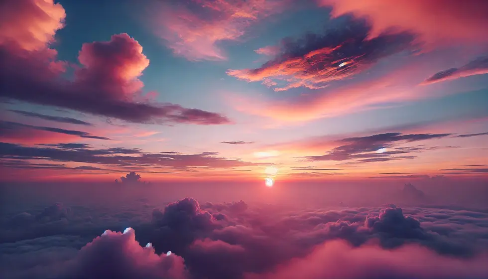 DALL·E 2024-09-27 22.09.05 - A serene early morning sky scene with soft pink and orange sunrise colors and a few wispy clouds. The atmosphere is calm and inviting, perfect for the