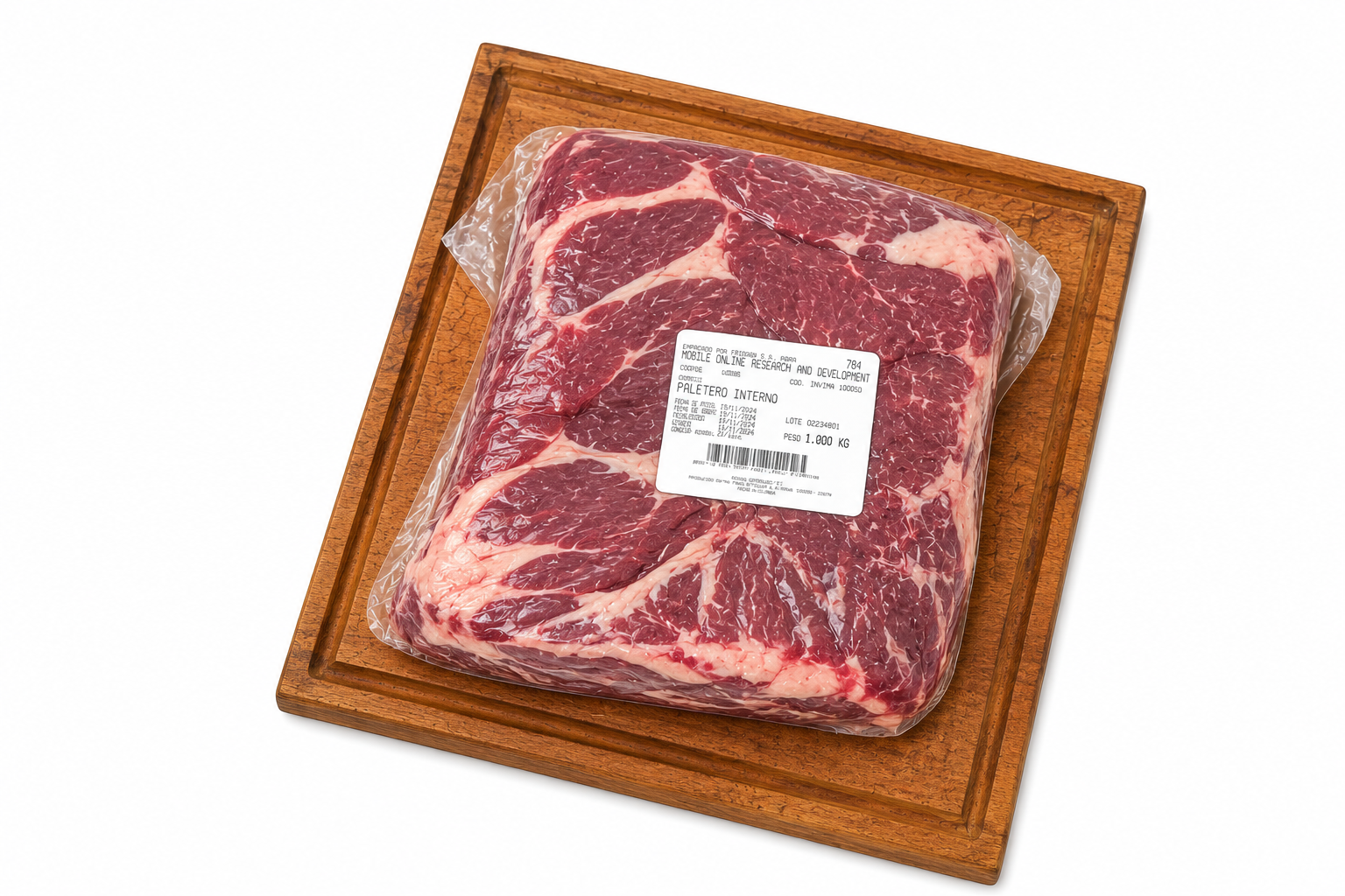 Paletero Interno - Distribución - 1000 gr - RES - Corte para freir