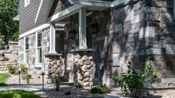 brick cobblestone exterior design