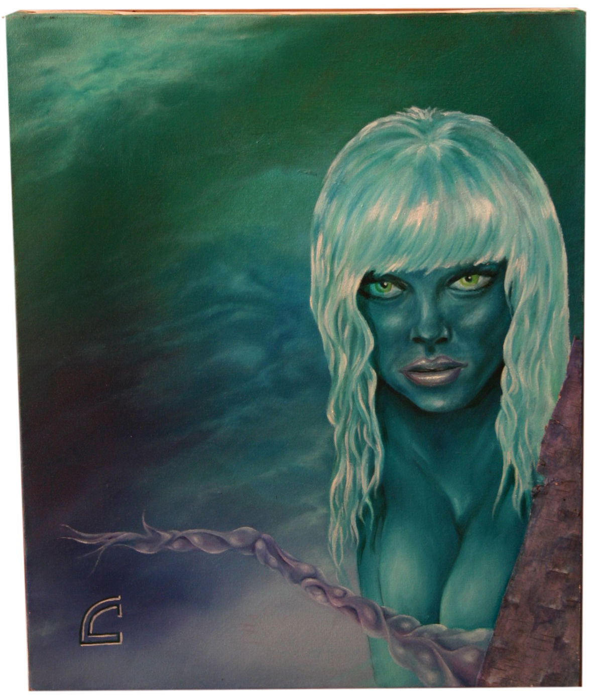 Huile sur Toile signée GEHEL Fantasy 2007