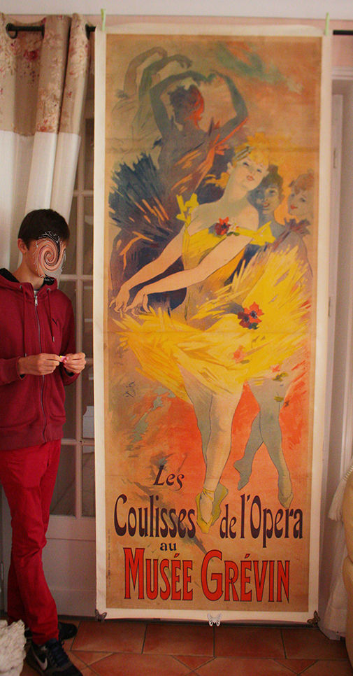Miniature : Affiche Jules CHERET  Coulisses de l'opera au MUSEE GREVIN