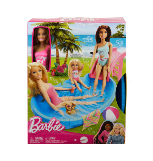 Barbie con piscina