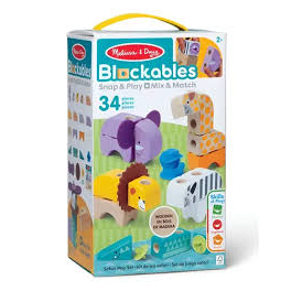 Set de juego safari Blockables Melissa y Doug