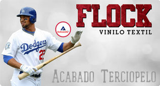 Flock, Gamuzado, Vinilo textil