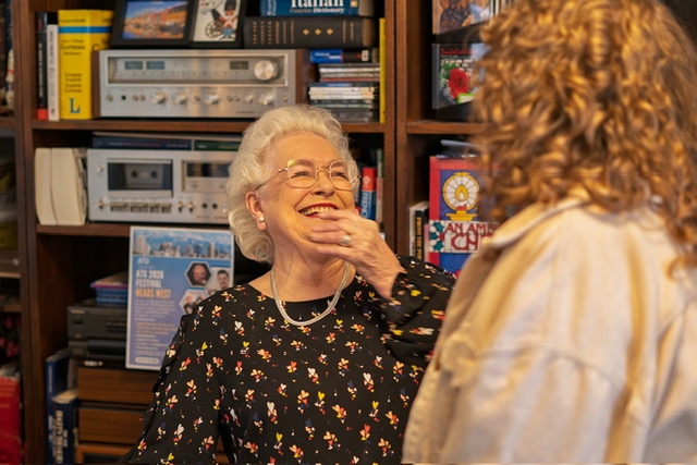 Joan Sommers shares memories, awards and memorabilia in her home (Photo by Alexander Buettner)