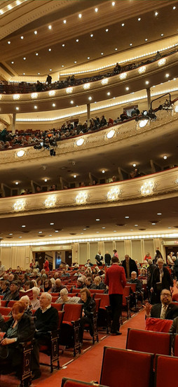 Chicago Symphony Orchestra Concert Hall - a nearly full house!