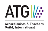 Accordionists & Teachers Guild Internation Logo with a decorative accordion image.