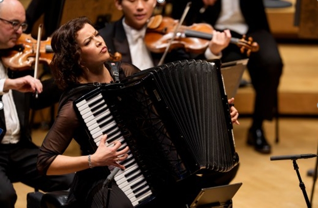 Ksenija Sidorova, soloist with Chicago Symphony Orchestra (Todd Rosenberg)