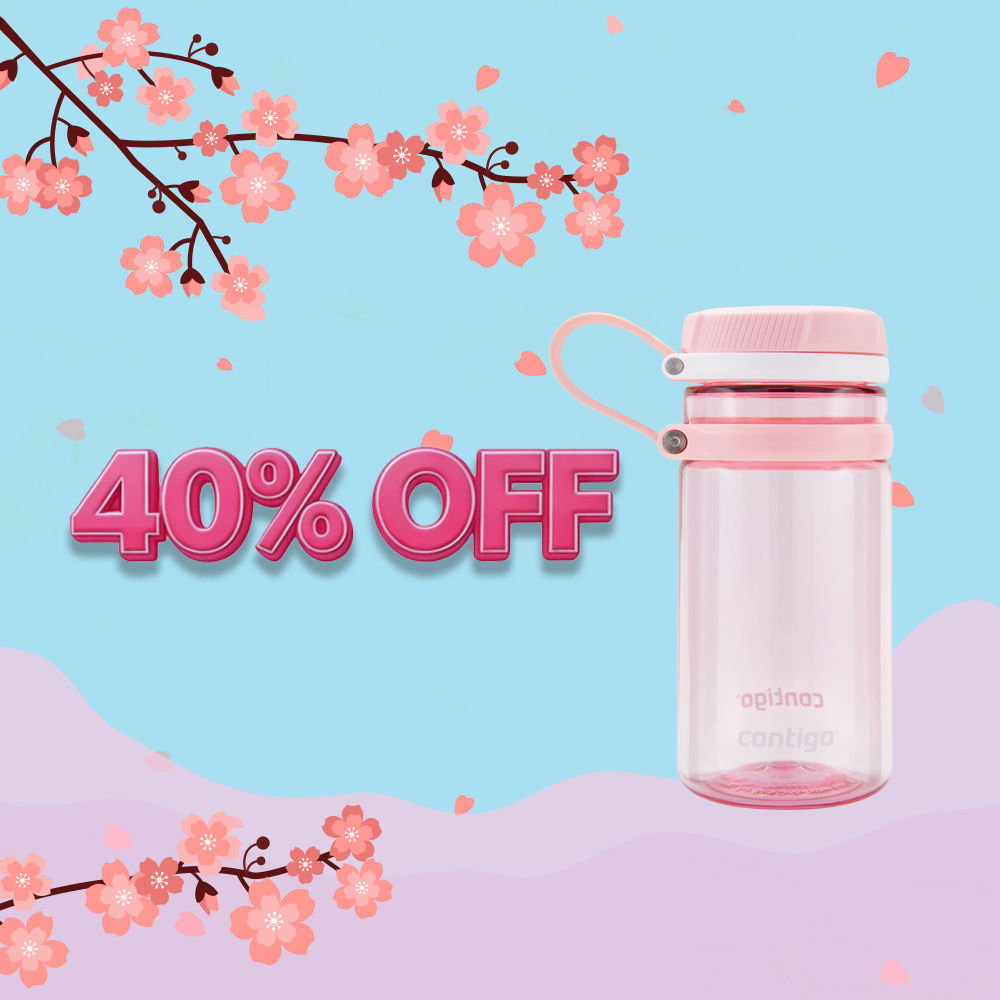 Contigo Fuse Water Bottle (Tritan) 17oz (500ml) - Pink