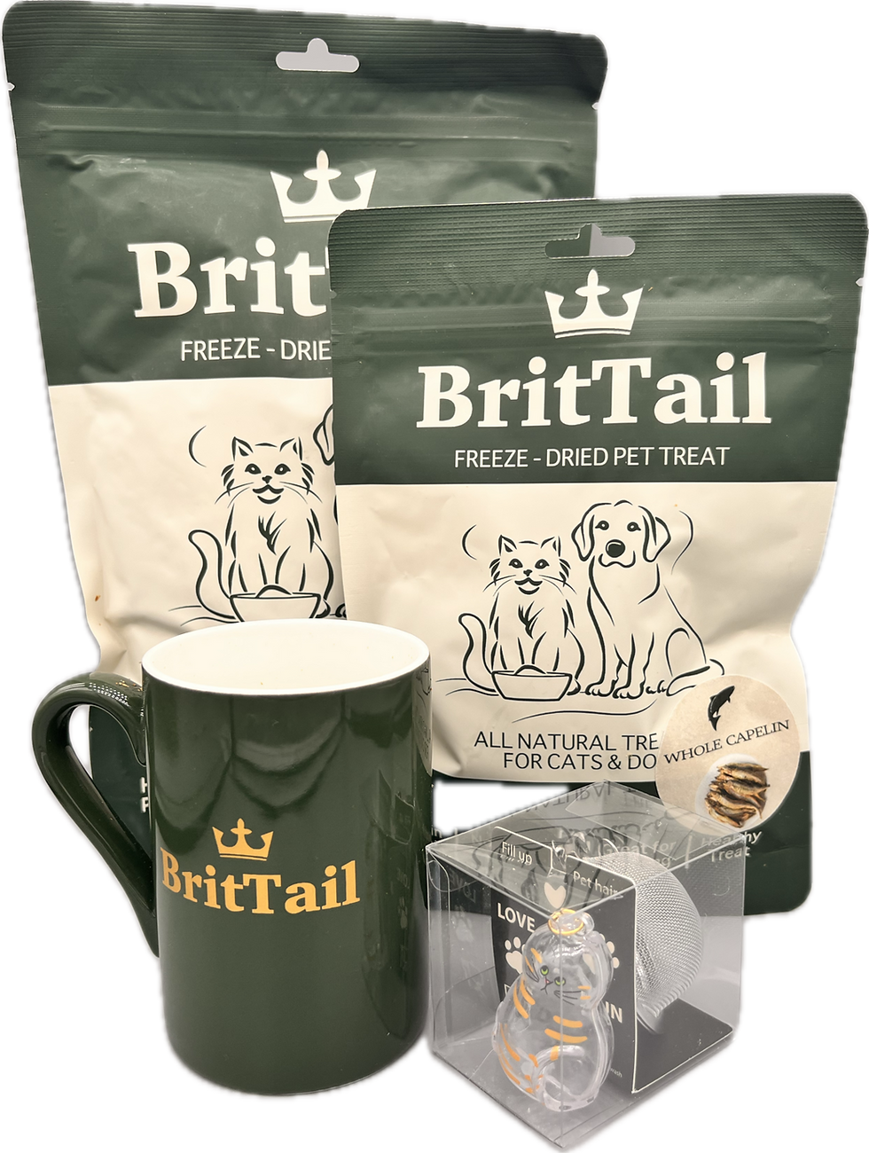 Thumbnail: Brit Tail | 100% Natural Freeze-Dried Whole Capelin for Cats & Dogs