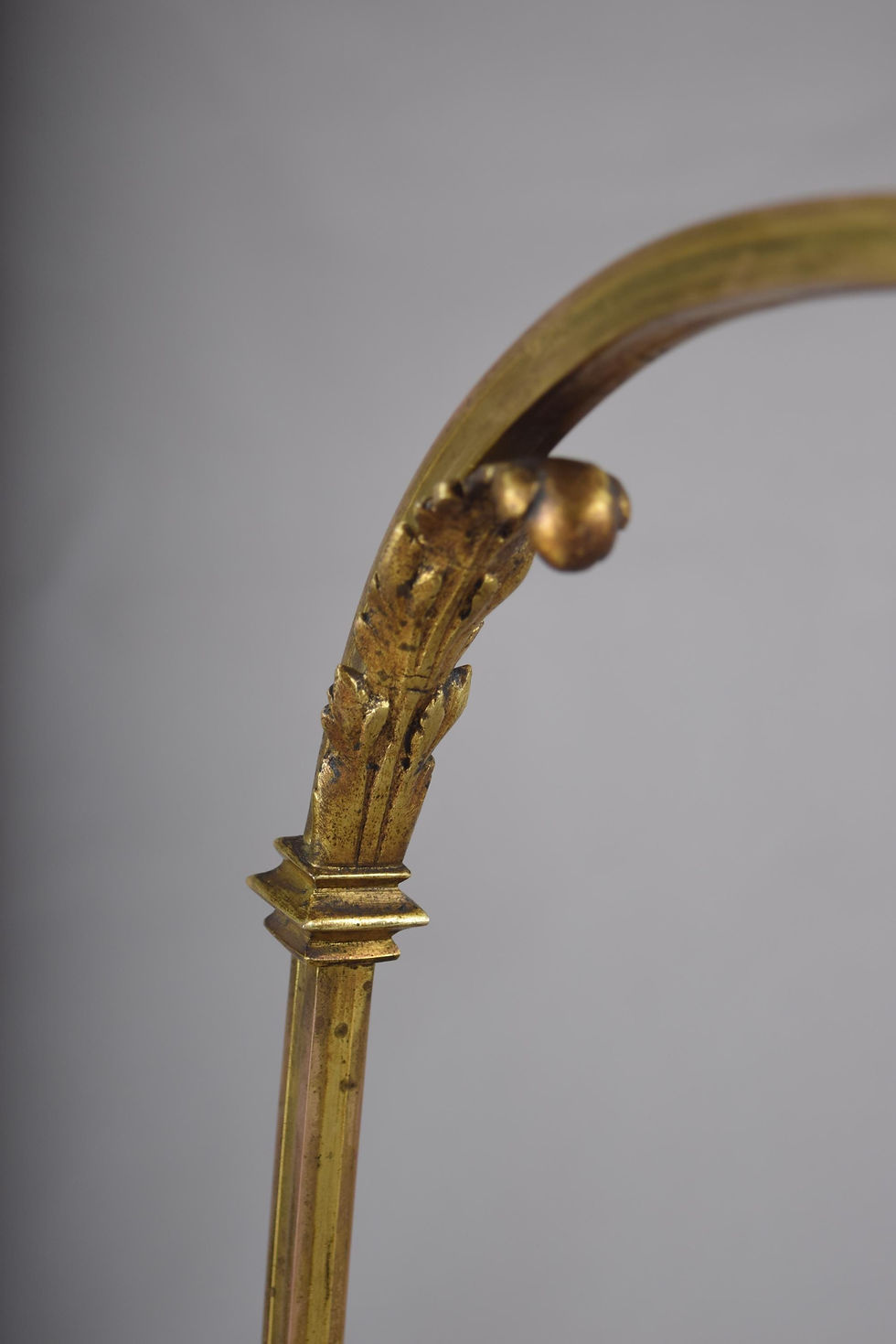 Antique-Style Art Nouveau Brass Desk Lamp – Adjustable Goose-Neck - image 2