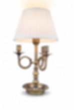 Vintage Bronze Bouillotte Lamp – French Candelabra Desk Lighting