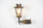 Handmade Brass Wall Lamp – Mid Century Inspired Sconce, Vintage Lighting
