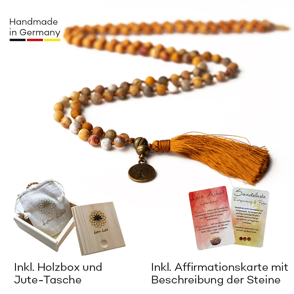 Miniaturbild: Lace Achat - Sandelholz Mala Vitalität