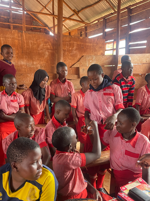 Ugandan school children
