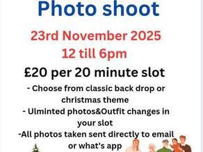 Not long to go until our Photo Shoot Days!