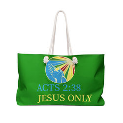 Holy Style Apparel weekender bag