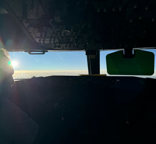 Vue extérieur Cockpit 737 Transavia