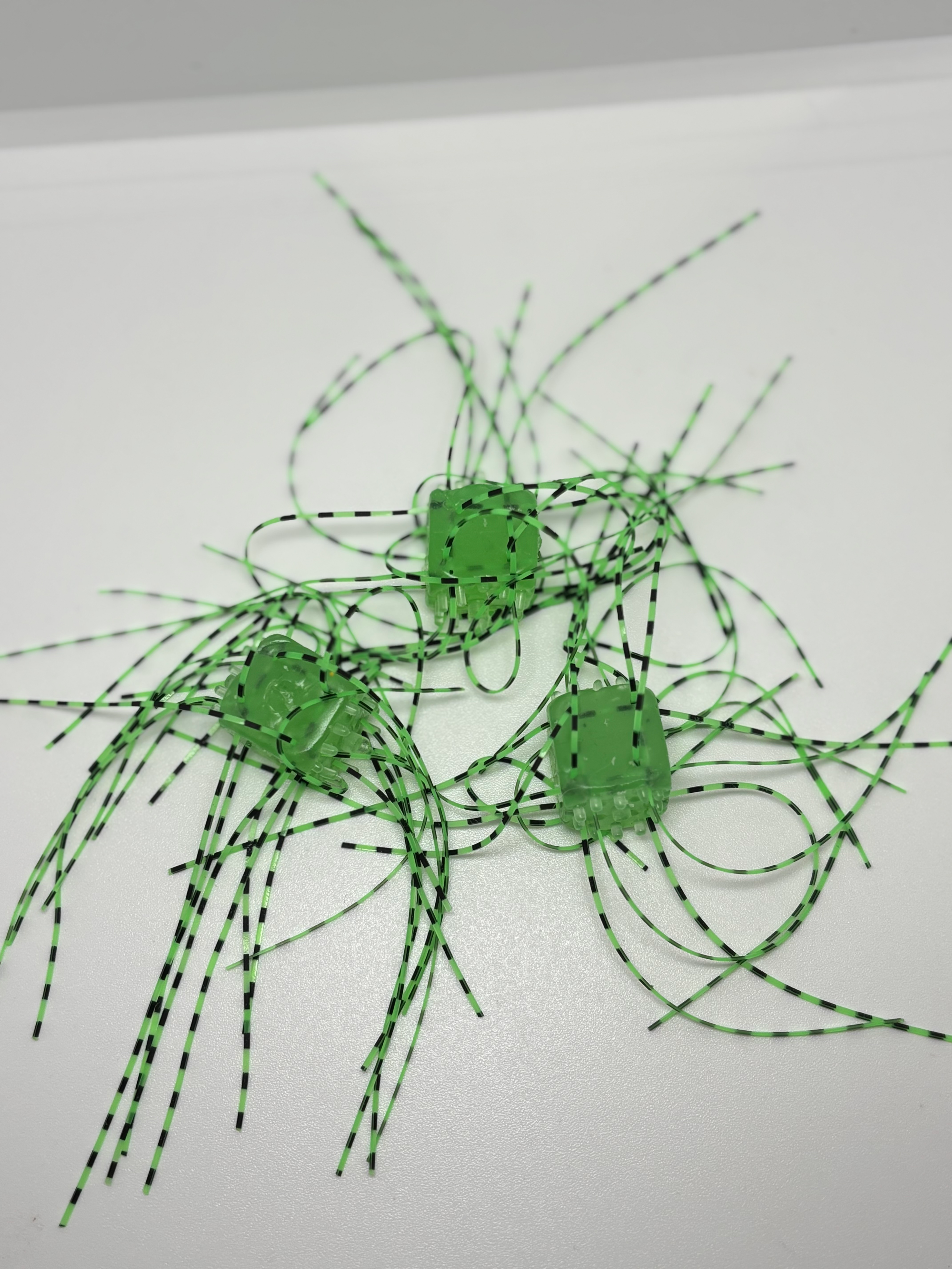 Defense Bait and Tackle Fishing Dice- (3 pack) Glow in Dark