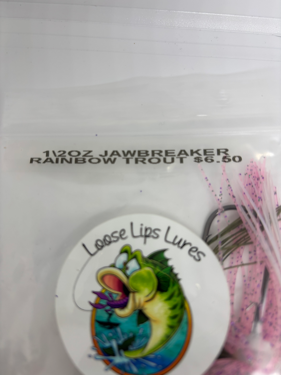 Thumbnail: Loose Lips Lures Jaw Breaker Chatter Bait 1/2 oz-  rainbow trout