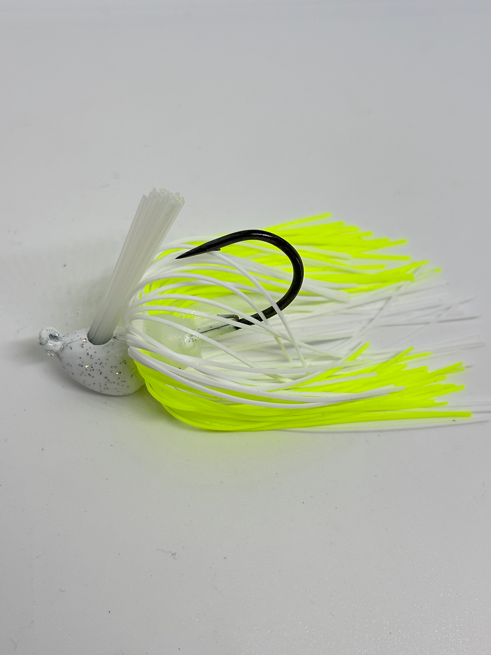 Loose Lips Lures Skip and Flip Jig- Chartreuse /white 1/2 oz