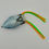 Thumbnail: Defense Bait and Tackle Walking Frog - Blue/Orange w/Orange/Green Strings
