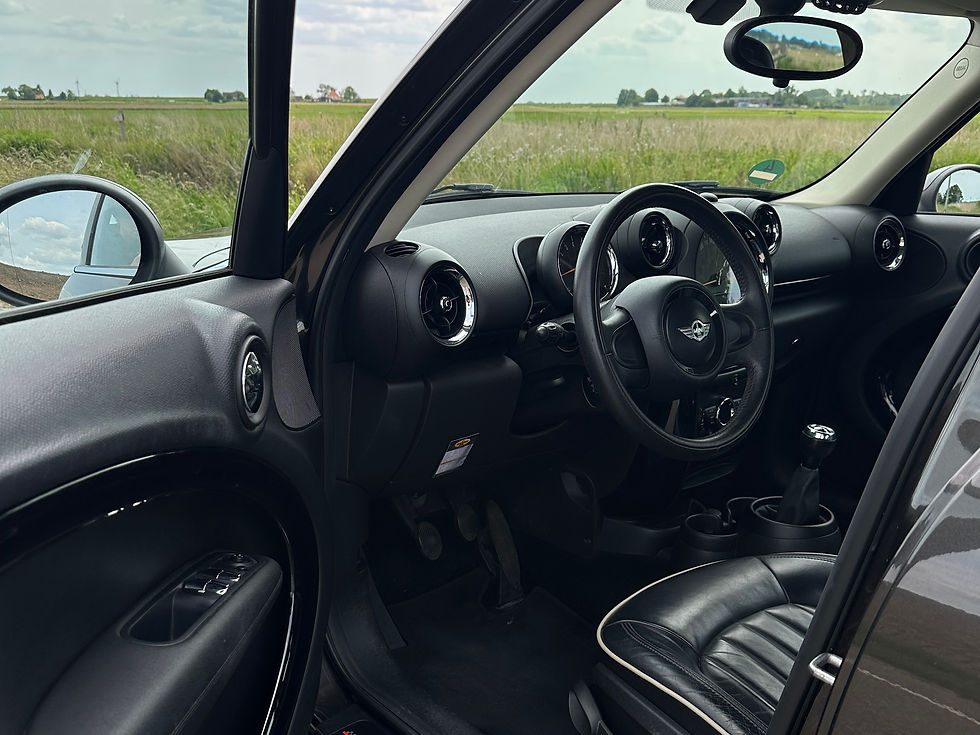 mini Cooper countryman detail shot