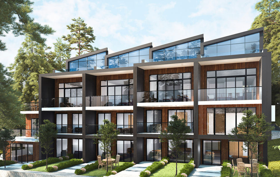 Render photo of 4 The Promenade, showcasing architectural design by Terra Consultants and Terra Architects, a leading multidisciplinary engineering company in New Zealand.
