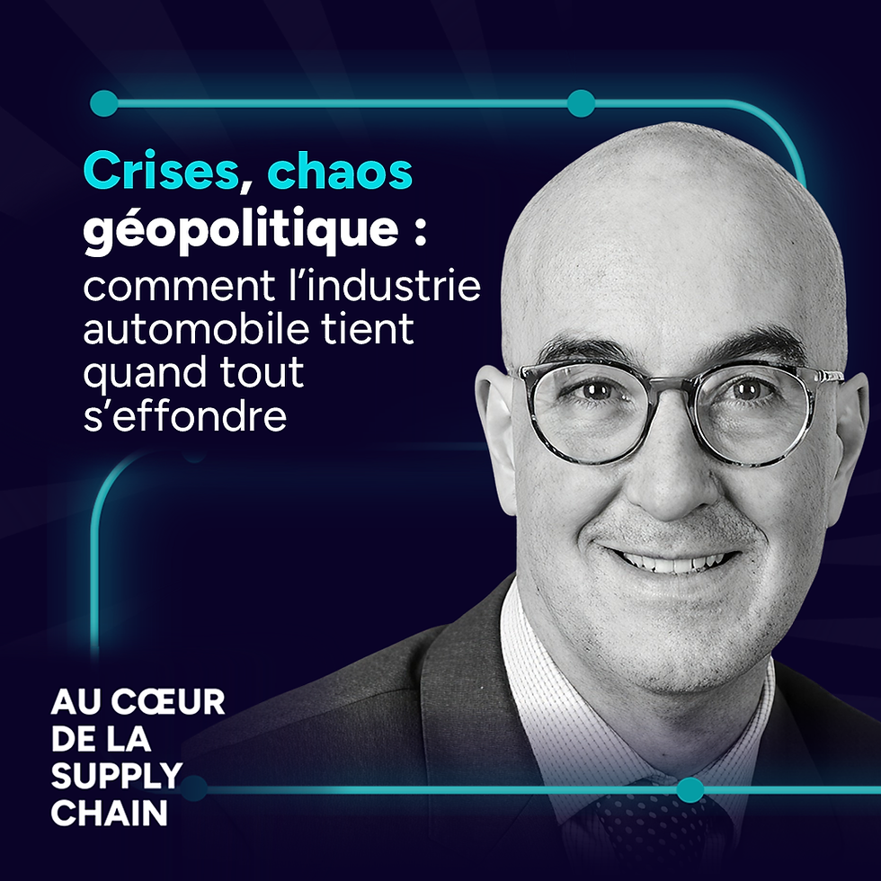 Carlos Vazquez, VP Global Purchasing & Supply Chain chez Stellantis. 25 ans d’expérience dans l’industrie automobile.