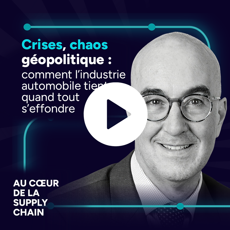 Carlos Vazquez, VP Global Purchasing & Supply Chain chez Stellantis. 25 ans d’expérience dans l’industrie automobile.