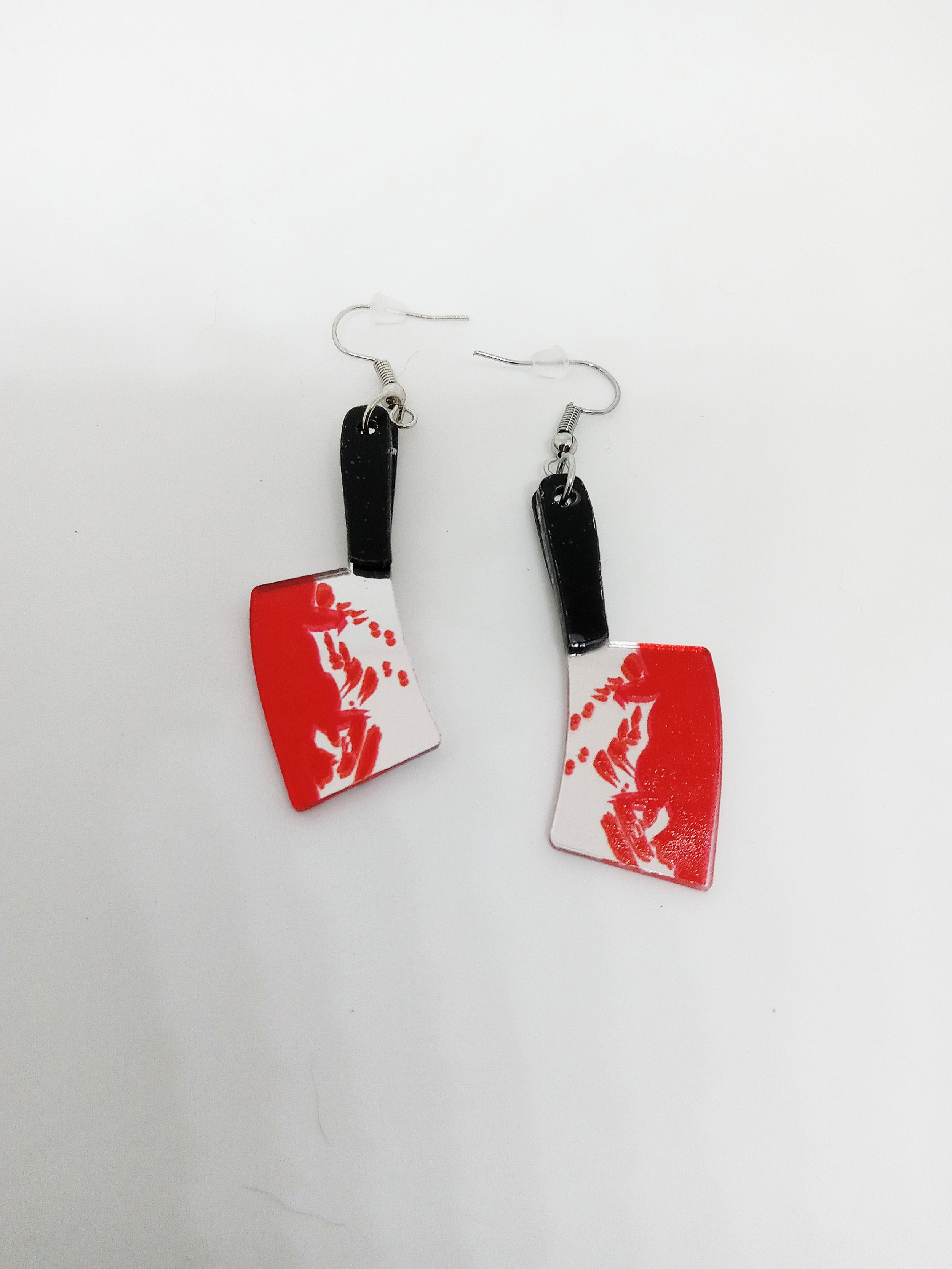 Bloody Cleaver Earrings
