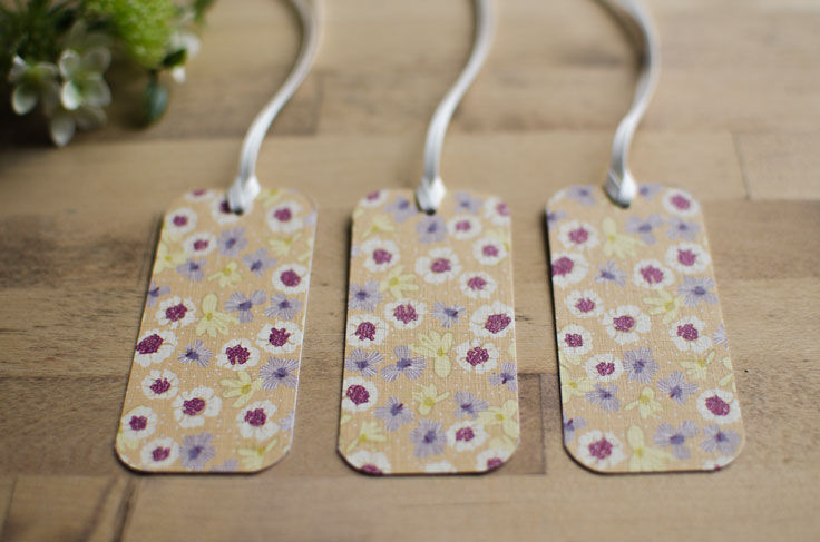 Thumbnail: Folly - yellows, soft green & lavender - gift tag