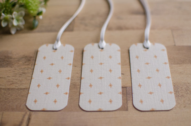 Thumbnail: Folly - yellows, soft green & lavender - gift tag