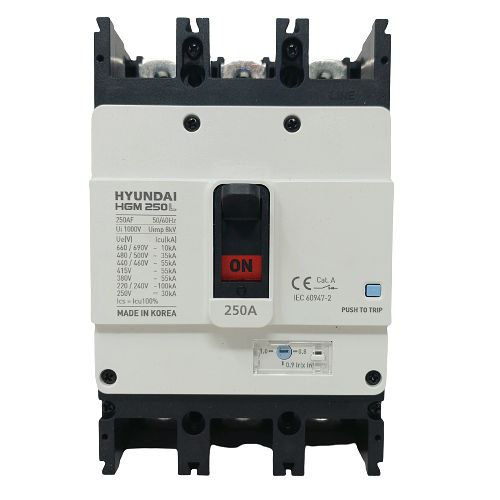 Miniatura: Interruptor Termomagnético Ajustable Hyundai HGM250L 3 Polos