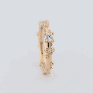 Diamond Splash Ring 750 Gold mit Brillant