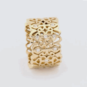 Oriental Dream Ring 750 Gold