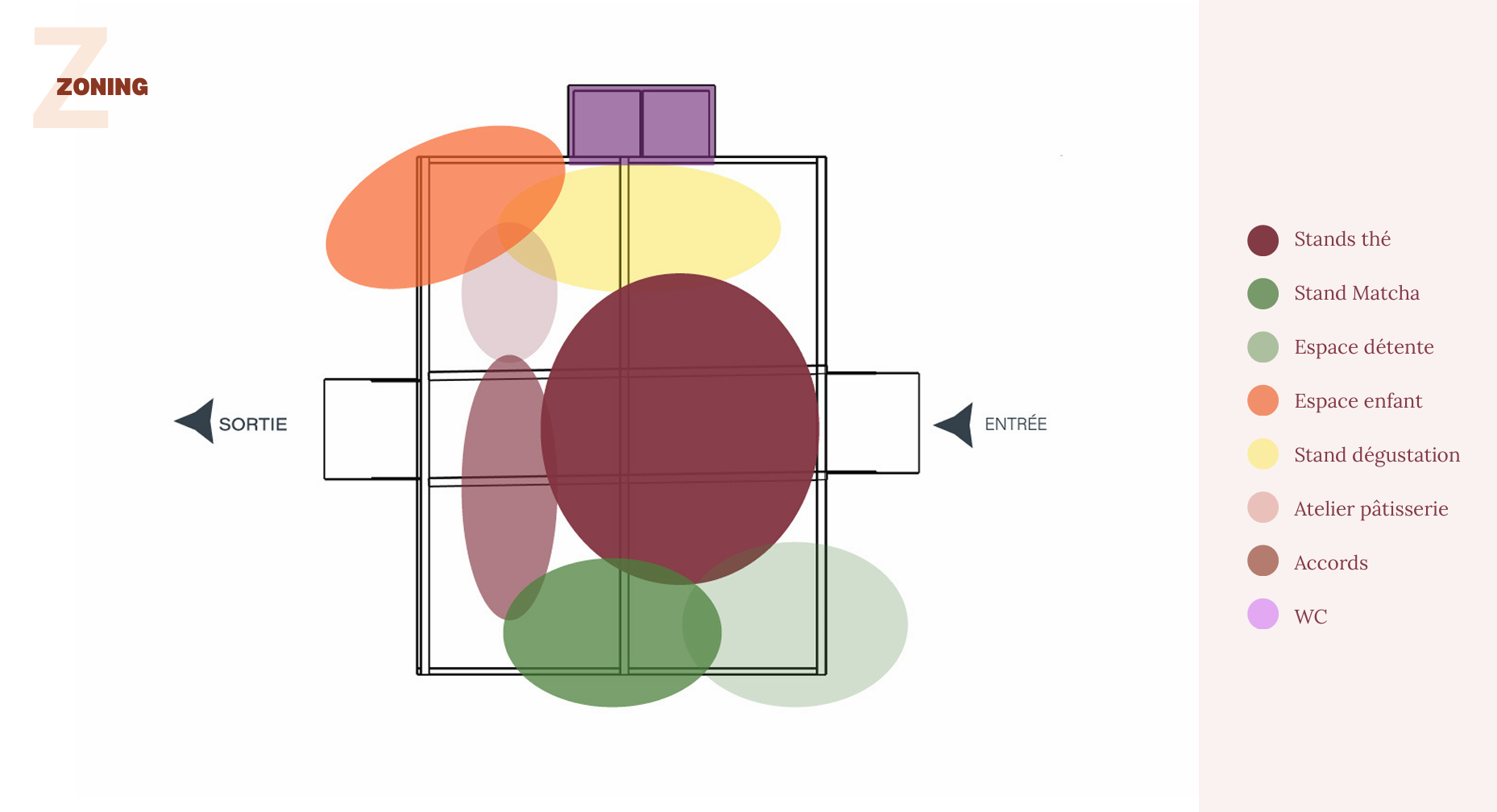 Axonométrie Festival du Thé