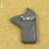 Miniature : broche originale rouge pois design céramique forme animal