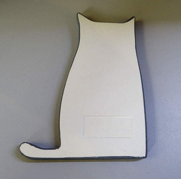 Miniature : chat blanc design céramique signé de la créatrice Pili-Pok made in Lyon