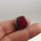Miniature : bague rouge framboise bijou artisanal céramique
